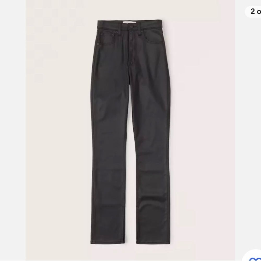 Abercrombie & Fitch Curve Love Ultra High Rise 90s Slim Straight Jean size 24/00